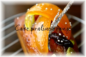 Cake praline orange